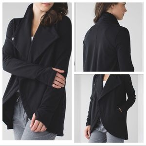 lululemon athletica Black Jacket That’s a wrap cardigan